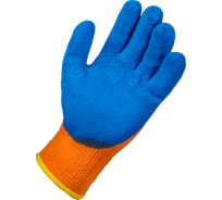 Утепленные акриловые перчатки с обливом АТЛАНТ 3/4 30070