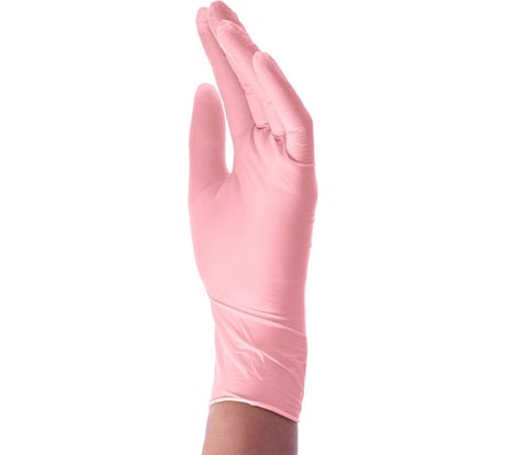 Нитриловые перчатки Foxy розовые 3.5гр, размер ХS, 50 пар/100 шт. 4631161477417