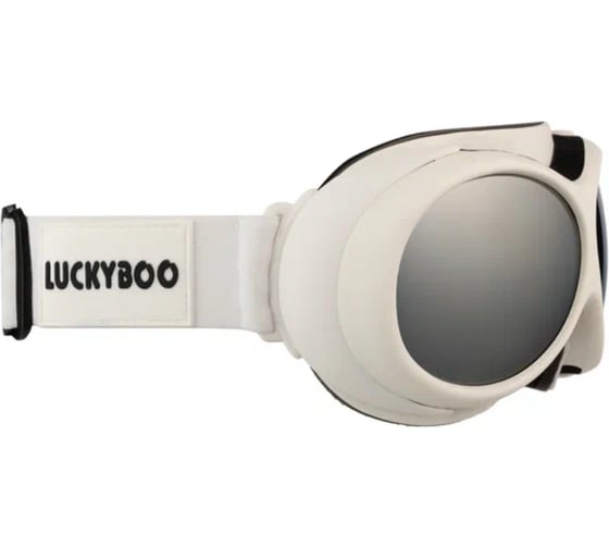 Маска LUCKYBOO l3 белая, размер one size 4665308793731 1