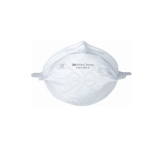 Фильтрующая полумаска 3М VFlex 9152RS класс защиты FFP2 NR D, 7100102654 
