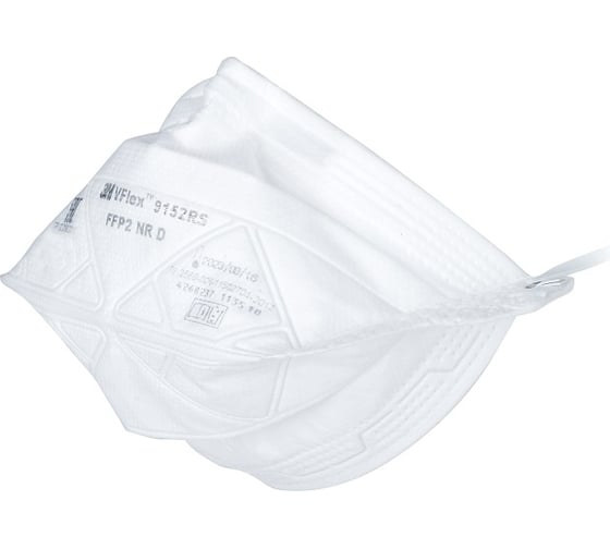 Фильтрующая полумаска 3М VFlex 9152RS класс защиты FFP2 NR D, 7100102654 