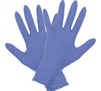 Нитриловые универсальные перчатки РемоКолор размер L, коробка 100шт/50пар, (уп.) 24-0-063