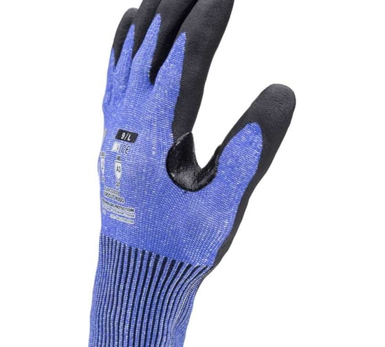 Перчатки COVERGUARD EUROCUT N300, синий с черным, 10 1CUNC00010