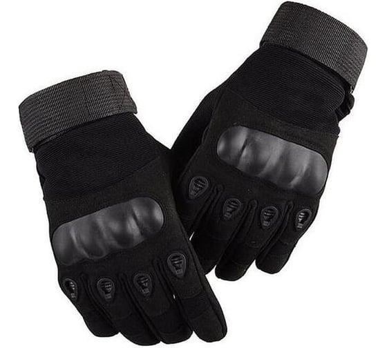 Тактические перчатки ООО Комус черные, р.l 1669083