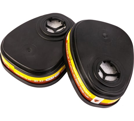 Противогазовый фильтр для защиты от органических и кислых газов класса A1Е1 Jeta Safety 6540