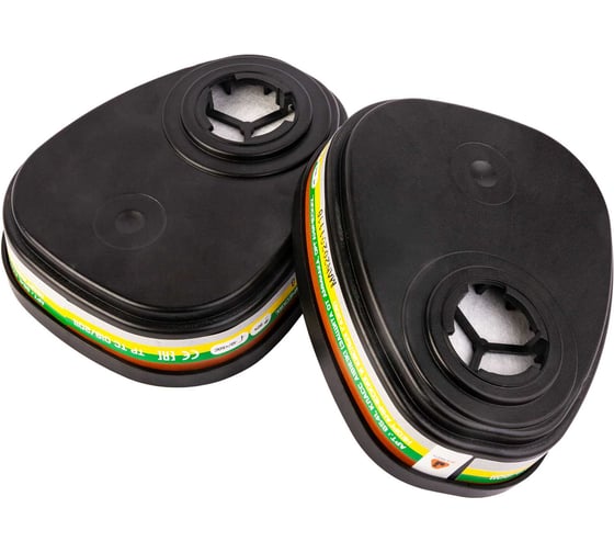 Противогазовый фильтр для защиты от органических, неорганических, кислых газов и аммиака Jeta Safety ABEK1 6541 1