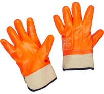 Защитные утепленные нефтеморозостойкие перчатки ООО Комус пвх, манжет крага, р.10 812330