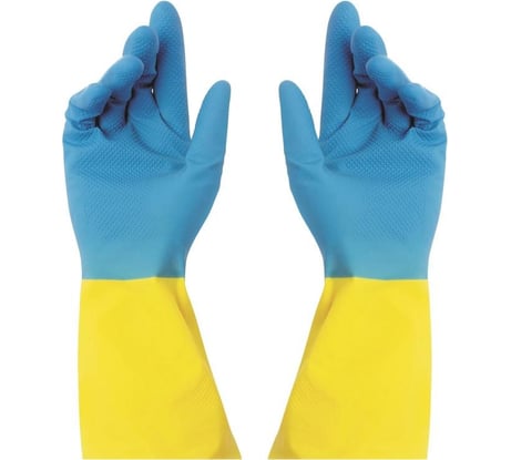 Хозяйственные перчатки ООО Комус bicolor khbic1by р.S 1669906