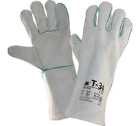 Спилковые краги ООО Комус т-34 серые, без подкладки, размер 10.5 1450373