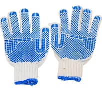 Перчатки Berhau стандарт х/б с пвх, 7.5-класс, 5 ниток, протектор комби 5292