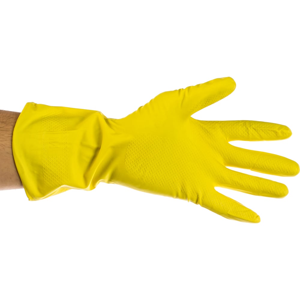 Хозяйственные резиновые перчатки AVIORA, размер M 402-567 - выгодная .