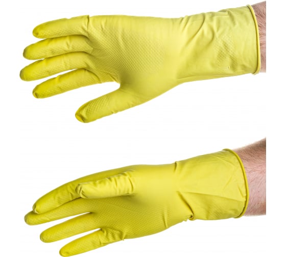 Хозяйственные резиновые перчатки AVIORA, размер L 402-568 2