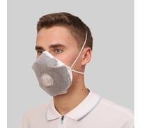 Одноразовая фильтрующая полумаска МИРА 1012АВЕК, FFP2, неформованная, 5 шт., с угольным слоем М1012avek_NF