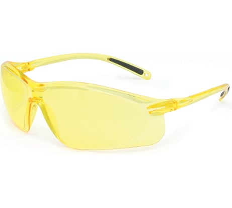 Ультра-легкие открытые очки с янтарными линзами из поликарбоната HONEYWELL А700 1015441