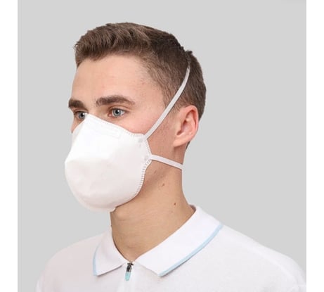 Одноразовая фильтрующая полумаска МИРА М1, FFP1, складная, двухпанельная, 5 шт. М1_2P