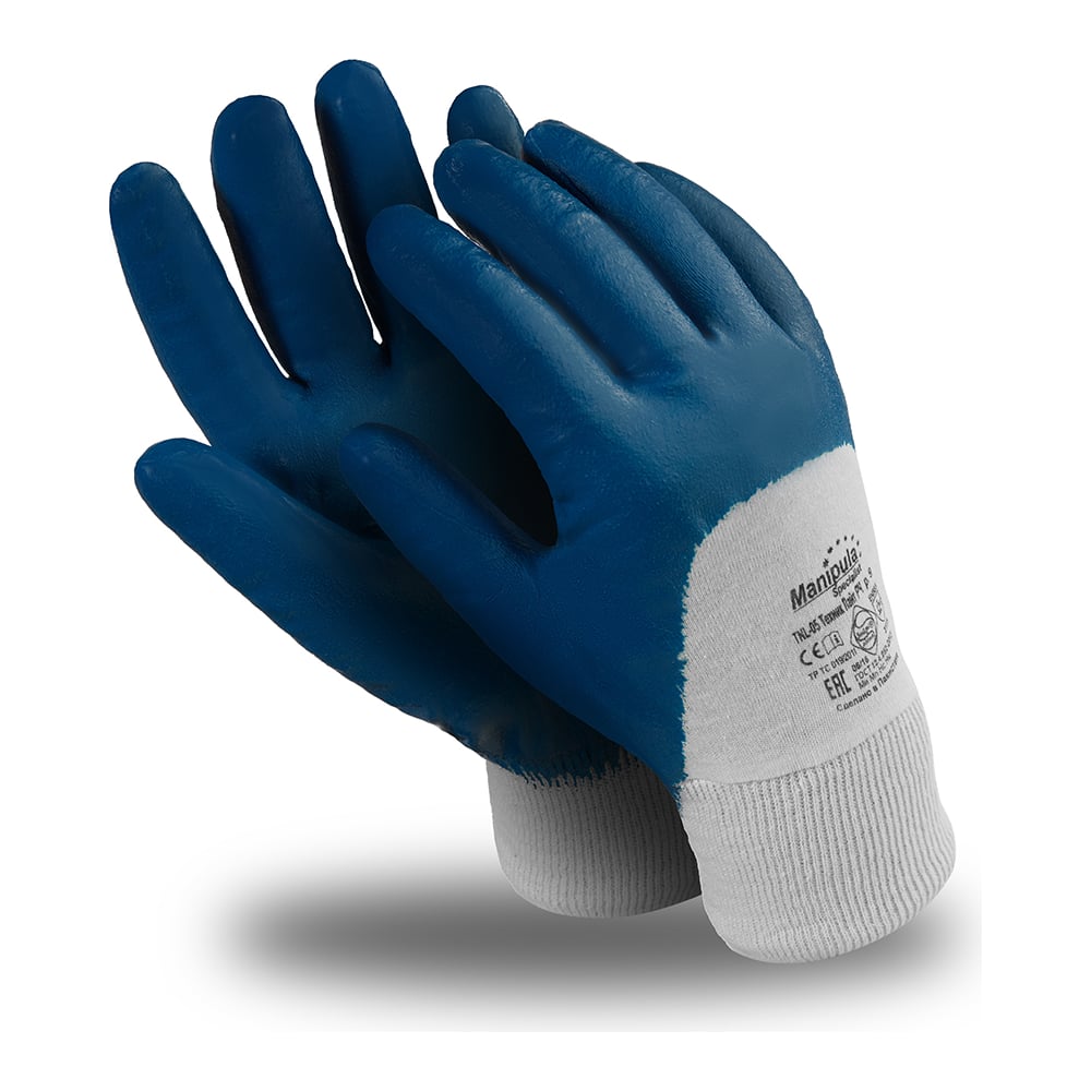 Перчатки Manipula Specialist ТЕХНИК ЛАЙТ РЧ, резинка, частичный облив ...