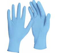 Нитриловые перчатки ЛАЙМА, голубые, размер S, 50 пар 605013