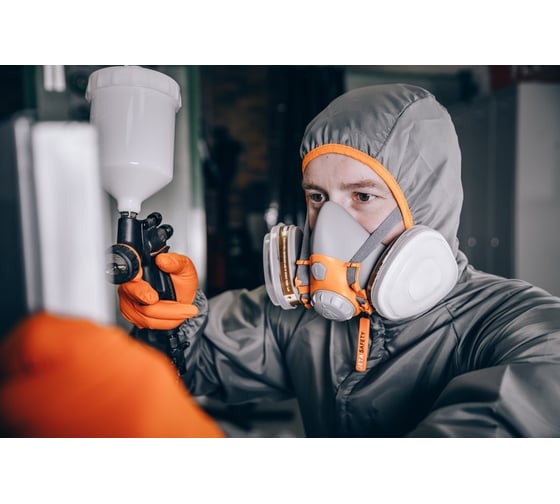 Ультрапрочные нескользящие нитриловые перчатки Jeta Safety 0,15мм,, 25пар ,размер 8/M, 050NATRIX-OR-08-M