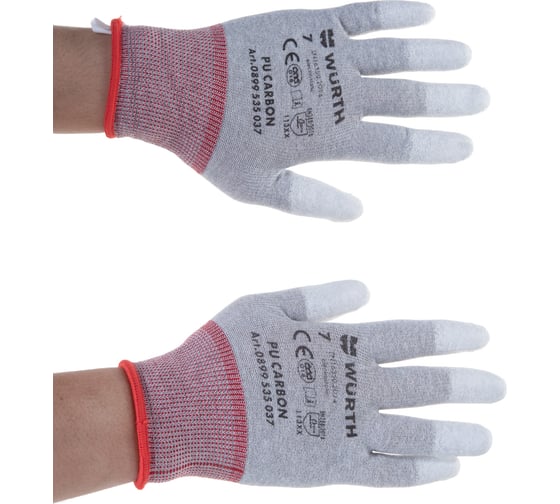 Перчатки Wurth SPEC ANTI STATIC PU-Р7 0899535037228 1