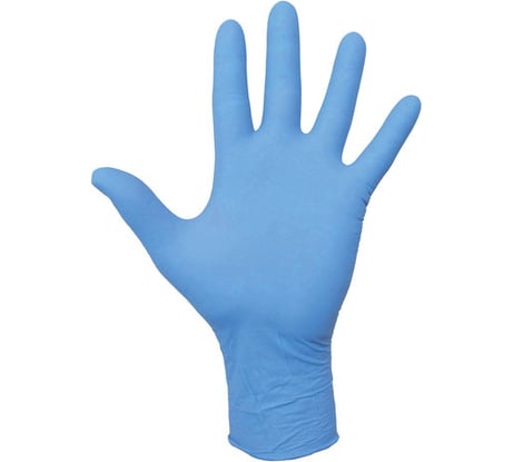 Нитриловые перчатки LAIMA многоразовые особо прочные, 5 пар, M, голубые,, 605017