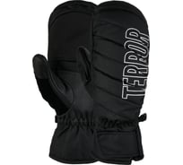 Варежки TERROR crew mitten black, размер L, черные 4665308791720