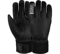 Перчатки TERROR leather gloves black, размер L, черные 4665308791461