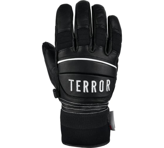 Перчатки TERROR race gloves black, размер L, черные 4665308791560