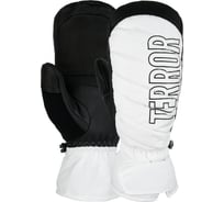 Варежки TERROR crew mitten white, размер M, белые 4665308791799