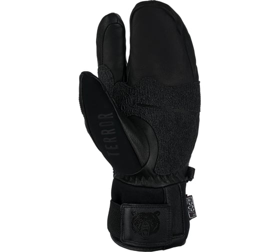 Варежки TERROR race mitten black, размер L, черные 4665308791607
