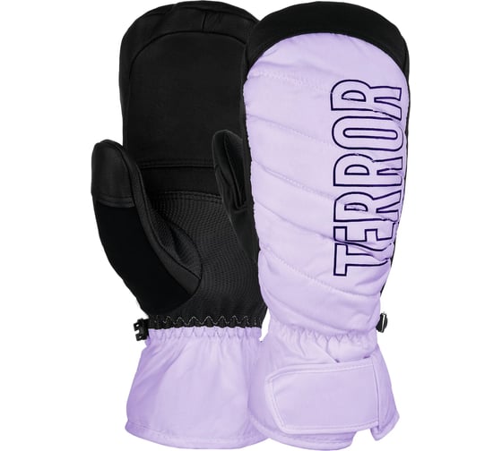 Варежки TERROR crew mitten violet, размер S, фиолетовые 4665308797333 1