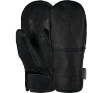 Варежки TERROR leather mitten black, размер M, черные 4665308791515