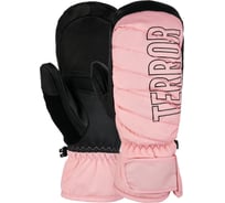 Варежки TERROR crew mitten pink, размер M, розовые 4665308791775