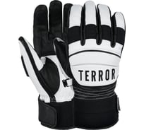 Перчатки TERROR race gloves white, размер L, белые 4665308791591