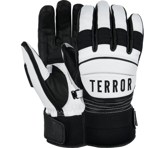 Перчатки TERROR race gloves white, размер L, белые 4665308791591 1