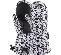 Варежки LUCKYBOO future черно-белые, размер L, 9-12 лет 4665308796145