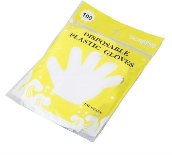 Одноразовые полиэтиленовые перчатки Спрут 100 шт. 126001 - выгодная .