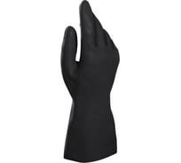 Латексные перчатки MAPA Alto Plus 260 хб напыление, размер 7, черные 606237