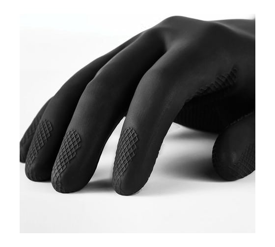 Ультратонкие перчатки MANIPULA КЩС-2, размер 7-75, черные L-U-032 605829
