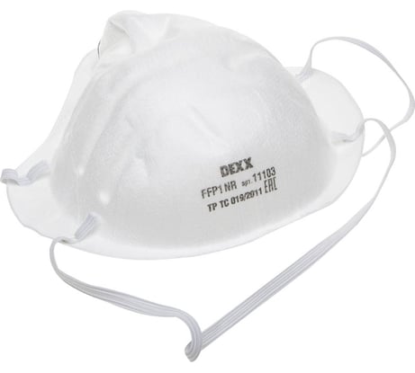 Фильтрующая противоаэрозольная полумаска DEXX FFP1 11103