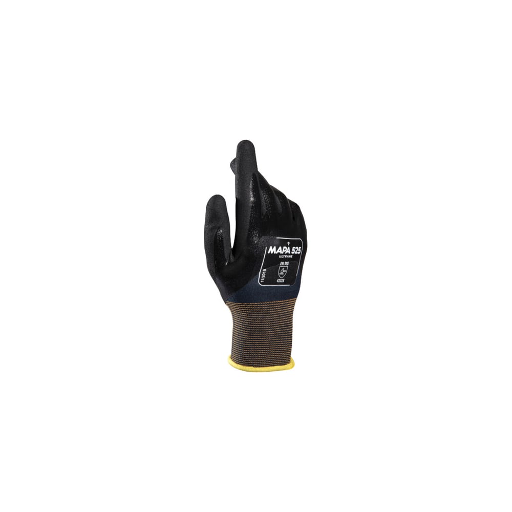 Маслостойкие перчатки MAPA Ultrane 525, нитриловое покрытие, размер 10 .