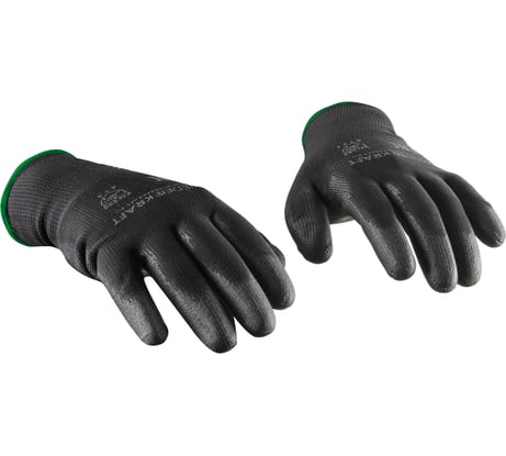 Защитные легкие бесшовные перчатки WIEDERKRAFT размер M, пара WDK-PU01B/M