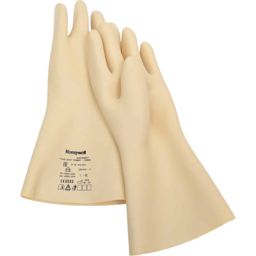 Диэлектрические перчатки Honeywell Электрософт Класс 1 (Electrosoft ...