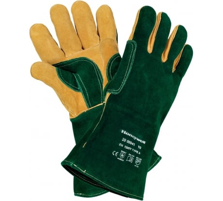Краги сварщика Honeywell Green Welding термостойкий спилок, усиленные, р-р 9 2000041-9