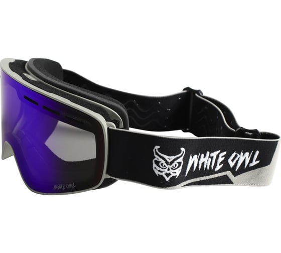 Маска White Owl FA-066 размер L, синий с черным W112682