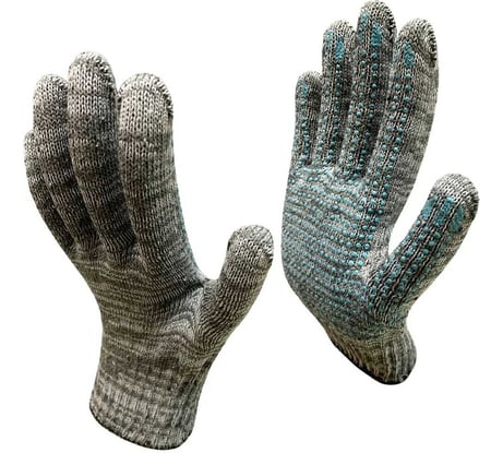 Перчатки рабочие Master-Pro® ПРАКТИК, 10 класс вязки, плотность 6/10, размер 9, 200 пар 3910-PRA-200
