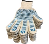 Перчатки рабочие х/б Master-Pro® ФАВОРИТ, 10 класс вязки, плотность 5/10, размер 9, 30 пар 3210-FAV-30