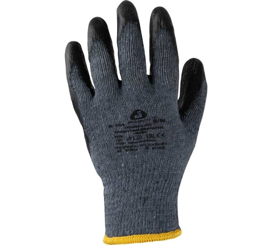 Перчатки с двойным латексным обливом Jeta Safety 3 пары, размер 8/M JL-101-M