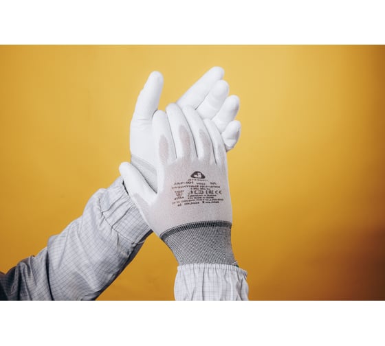 Антистатические перчатки с пу покрытием Jeta Safety размер 10/XL JAP-101-XL