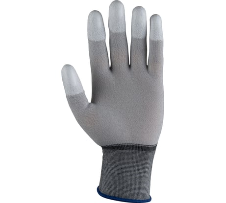 Антистатические перчатки с пу покрытием пальцев Jeta Safety размер 8/M JAP-201-M