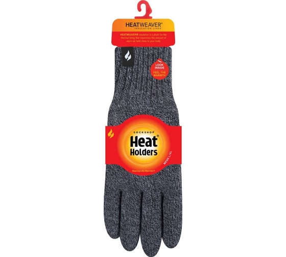 Мужские термоперчатки Heat Holders ARVID S/M, charcoal BSGHH92SMCHA
